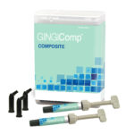 GINGIComp™ Universal Composite - GINGIComp Syringe Kit: 1 X 7 ML PacBond, 2 Well Mixing Wells, 20 X Etching Tips, 1 X Brush Tip, 1 X Brush Tip Handle, 1 X Mixing Pad, 3 X 1.2 Cc PacEtch Etching Gel, One 4 Gm Syringe Each In Shade A1, A2, A3, And B1.