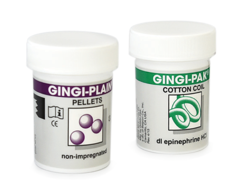 Pellets and Cotton Coil Retraction Material
