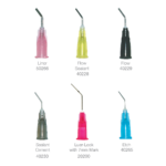 Pre-Bent Needle Tips - 18 Ga., Liner, Pink, 100/pack
