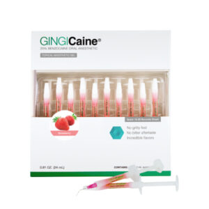 Gingi-Pak - GINGICaine - Topical Anesthetic in Syringe - Strawberry - 01